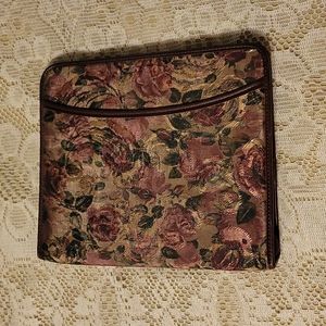 Floral Zippered Deluxe Binder